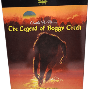 A dvd cover of the legend of boggy creek.