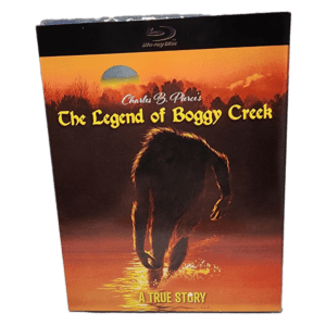 A dvd cover for the legend of boggy creek.