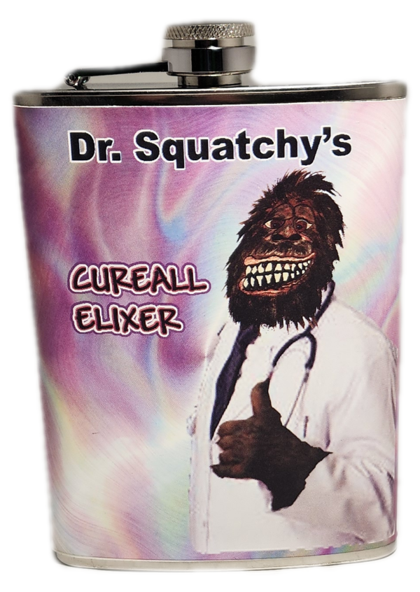 A picture of dr. Squatchy 's cureall elixer