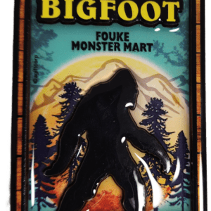 A picture of the bigfoot toy in its packaging.