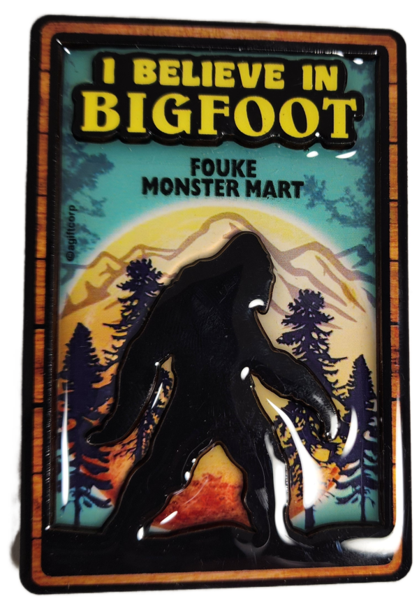 A picture of the bigfoot toy in its packaging.