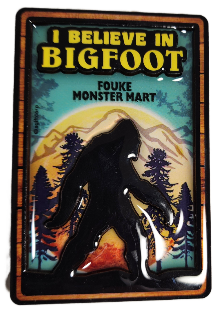 A picture of the bigfoot toy in its packaging.