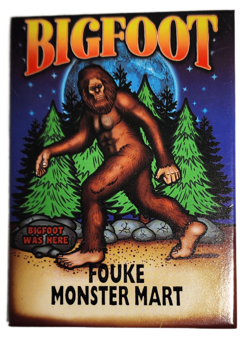 A picture of bigfoot is on the label.