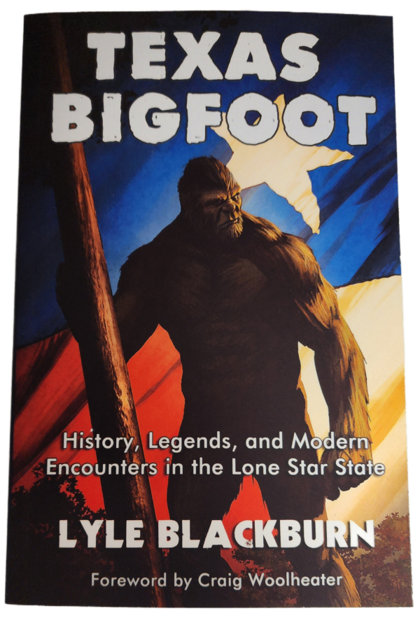 A book cover with an image of bigfoot.