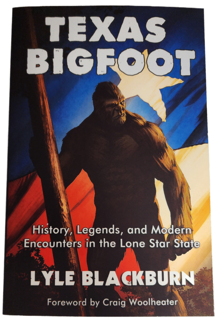 A book cover with an image of bigfoot.