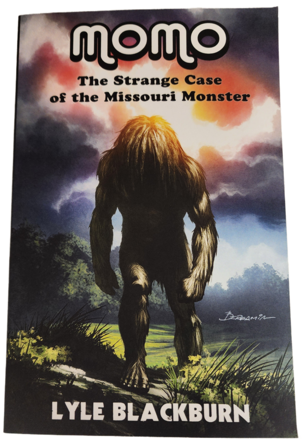 A book cover with an image of a monster.