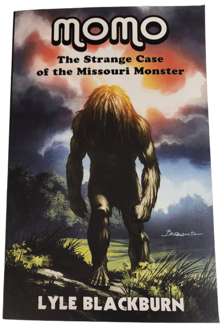 A book cover with an image of a monster.