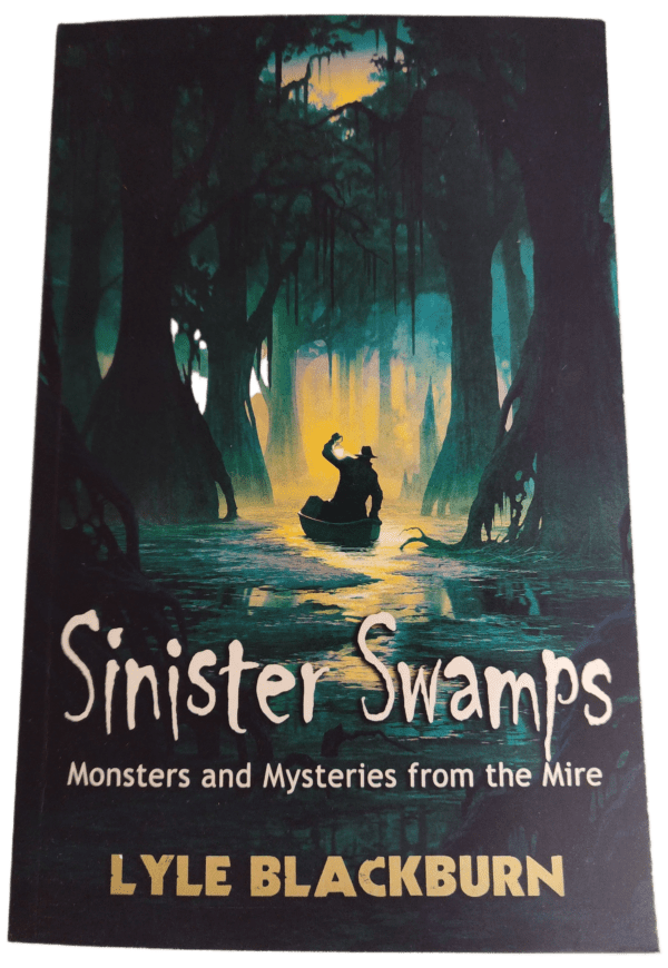 A book cover with a picture of a swamp