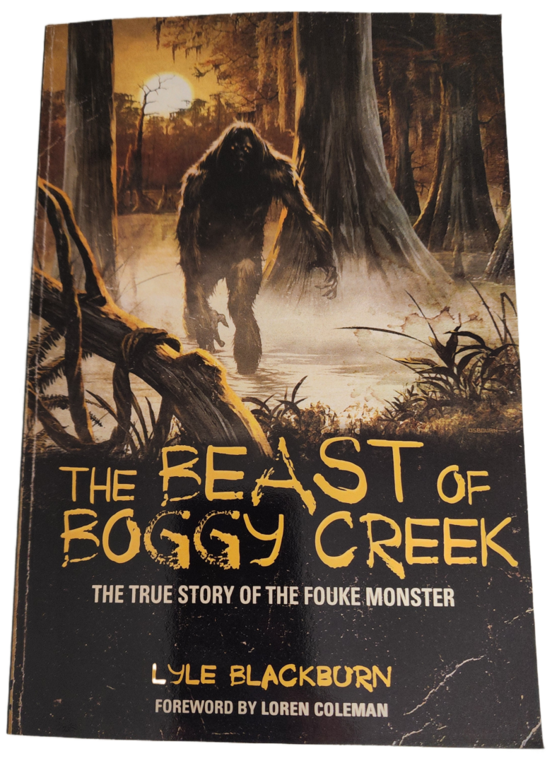 A book cover with an image of a creature.