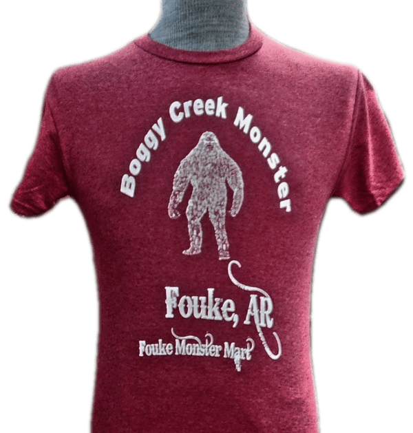 A t-shirt with the name of fouke, ar.