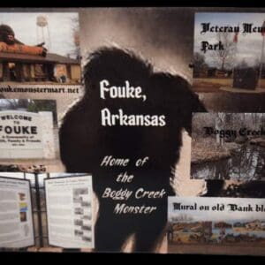 A picture of fouke, arkansas with the words " fouke, arkansas " on it.